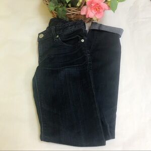 Express Stella low rise regular fit skinny jeans dark blue women’s denim